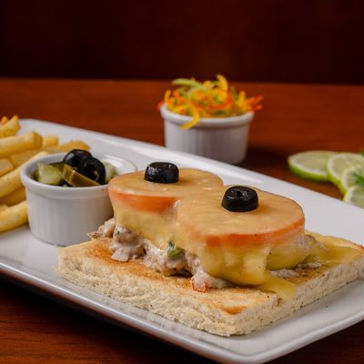 Tuna Melt Club Sandwich