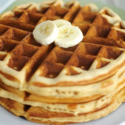 Peanut butter waffle
