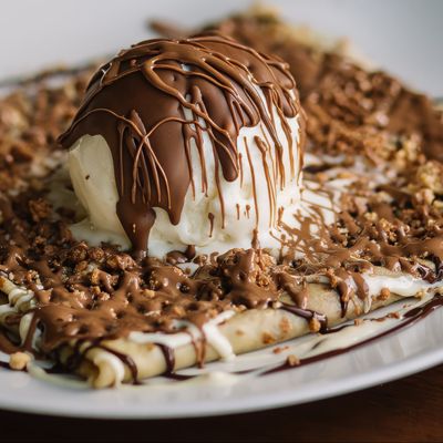 Crunchy Chocolate Crepe