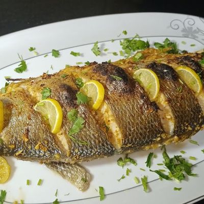 Fresh sea bass