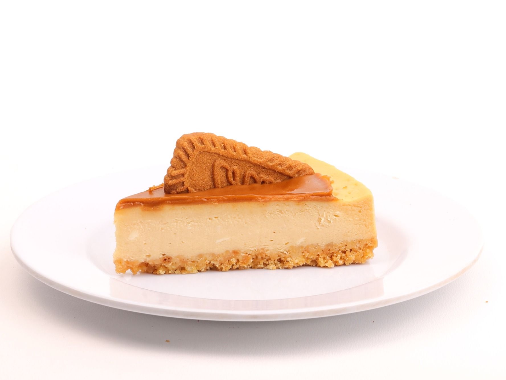 Lotus Cheesecake Slice