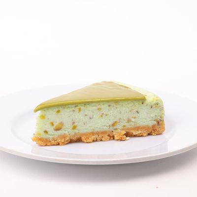 Pistachio Cheesecake Slice