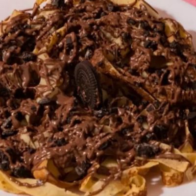 Fettuccine Nutella Oreo