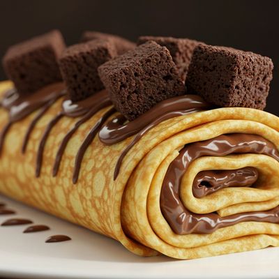 Nutella with Brownies crepe