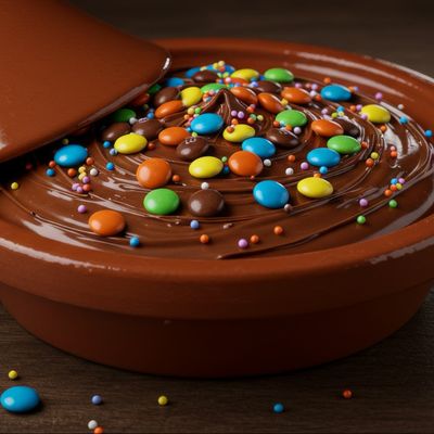 Nutella Casserole With M&M Pieces