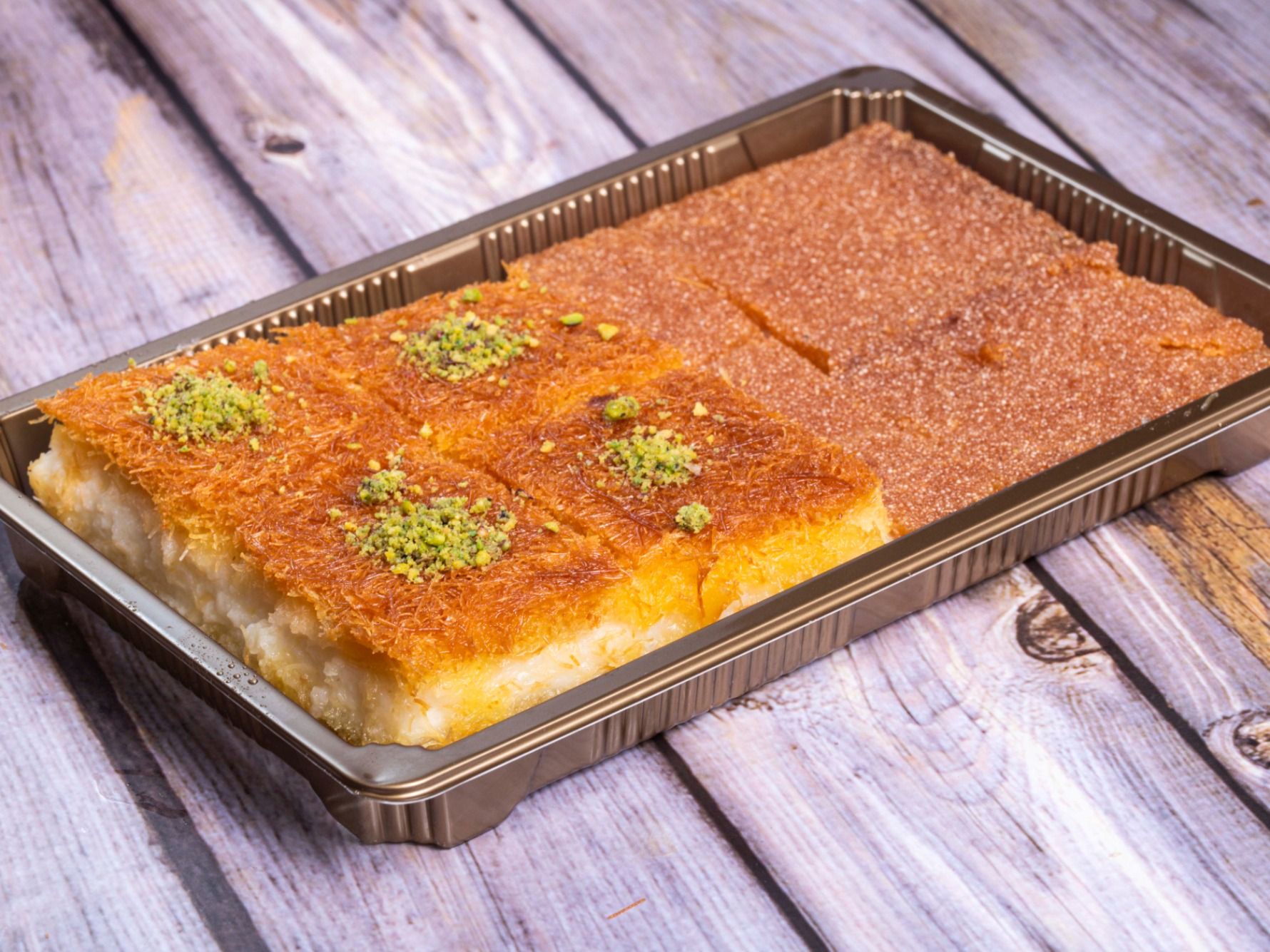 Plain Basbousa And Shami Basbousa