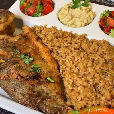 وجبة سمك البلطي المقلي