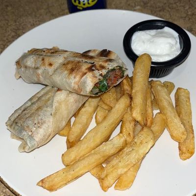 Kofta Sandwich meal