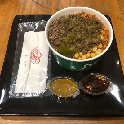 Koshary with meat