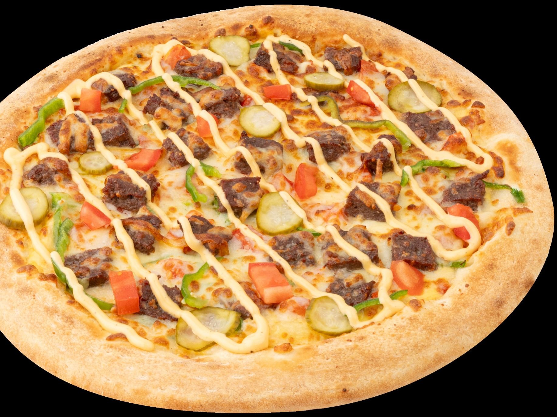 Beef Burger Big Tasty Pizza