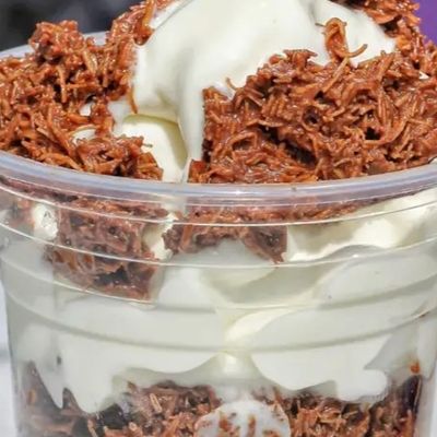 Nutella Kunafa With Ice Cream