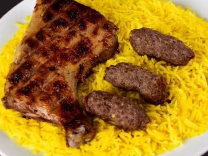 Chicken + kofta meal