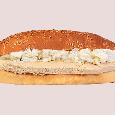 Cream and White Honey Sandwich