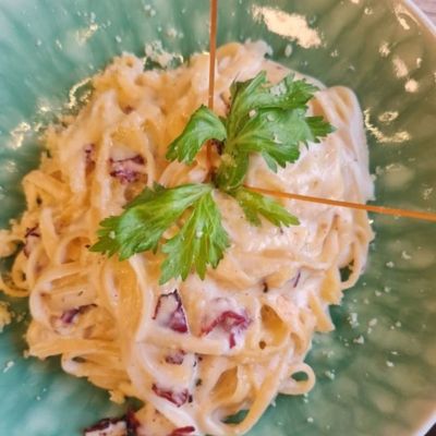 Fettuccine Beef Carmela