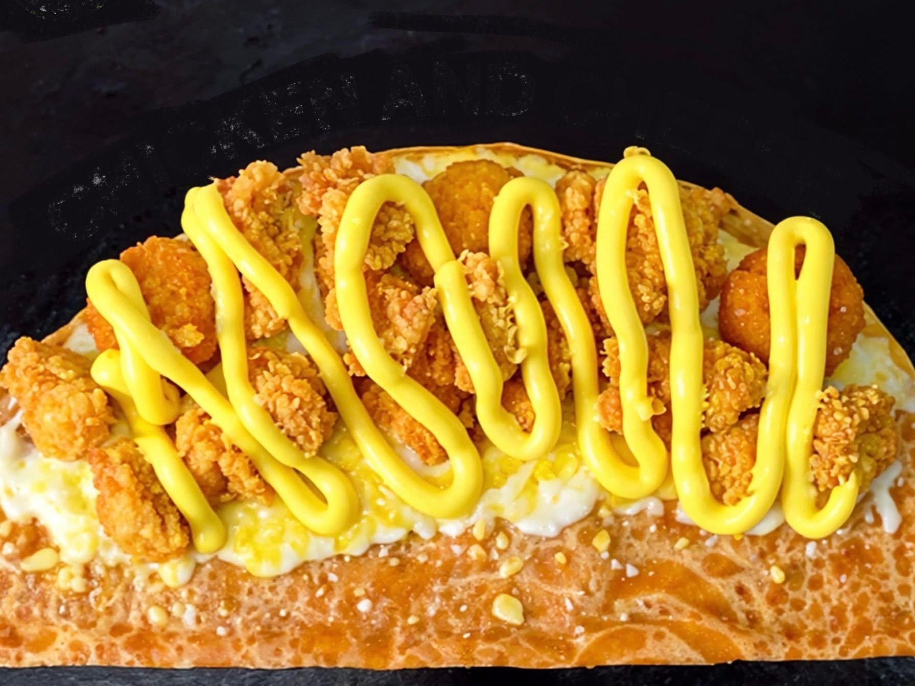 Chicken And Cheese Crepe