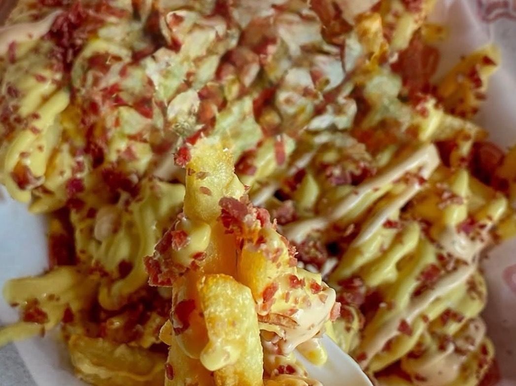 Beef Baecon Cheddar Fries