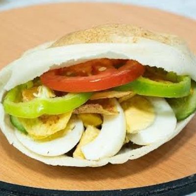 Boiled Eggs Sandwich