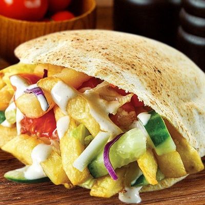 Green Salad Fries Sandwich