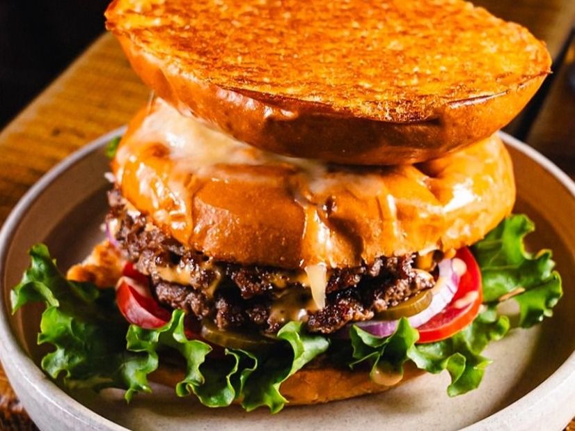 Up Side Smash Burger Double