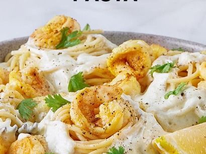 Lemon Shrimp Pasta