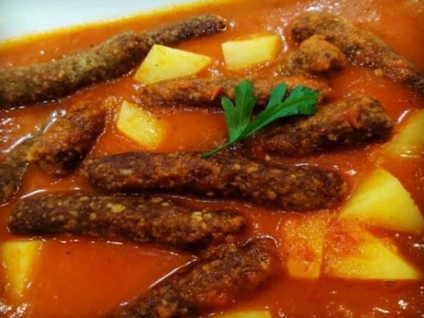 Kofta Rice And White Rice