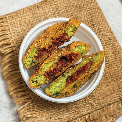 Stuffed Falafel Patty