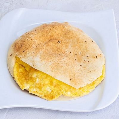 Omelet With Pastrami Feta Cheese