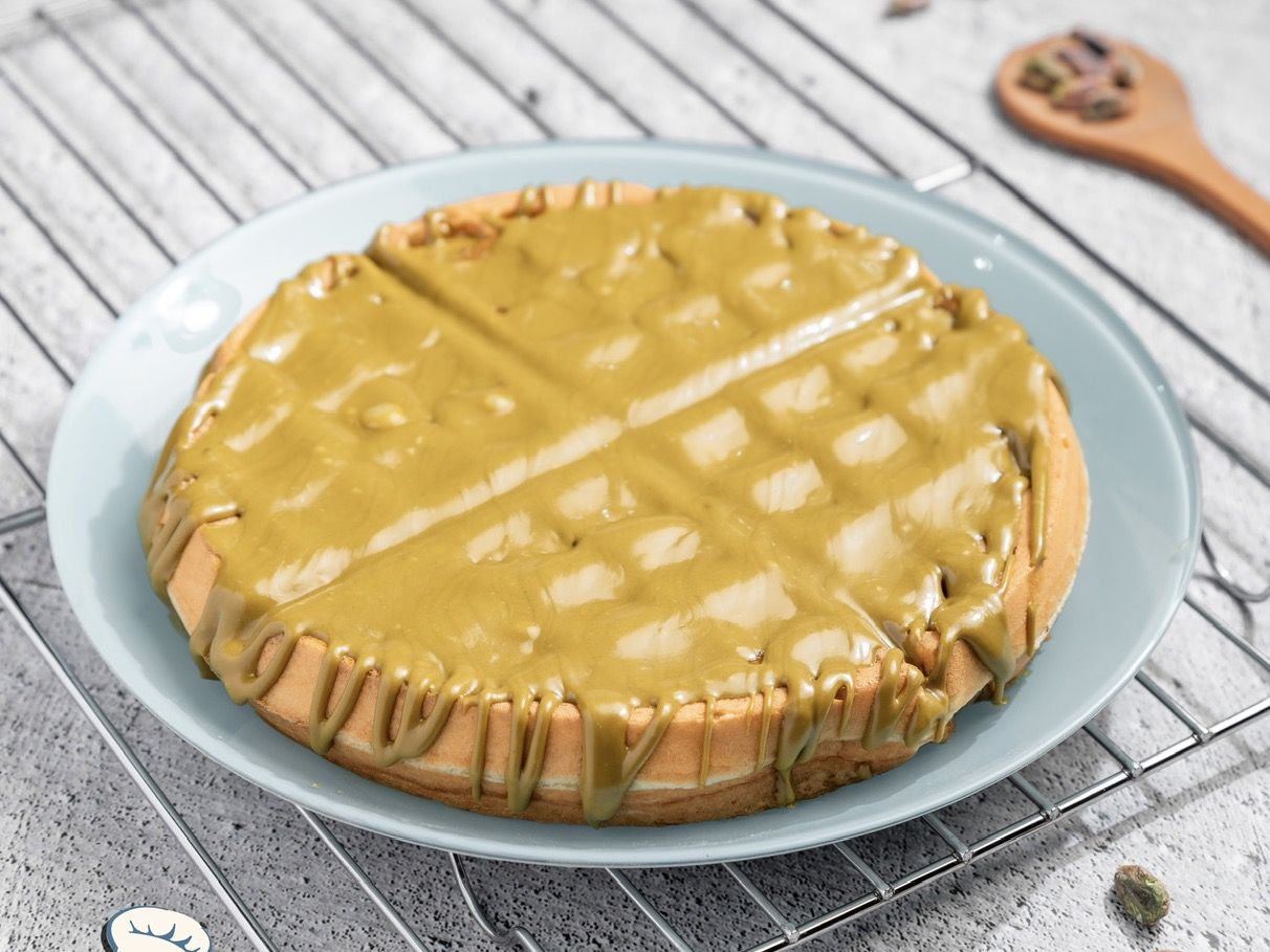 Fasting Pistachio Waffle