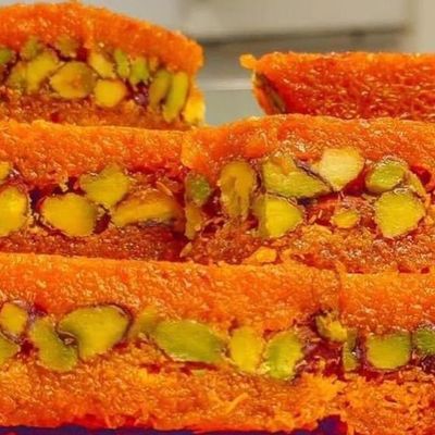 كنافة كريستال بالفستق
