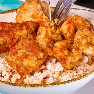 Mixed Shrimp And Fish Fillet Fattah