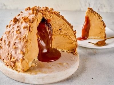 Salted Caramel Almond Cake