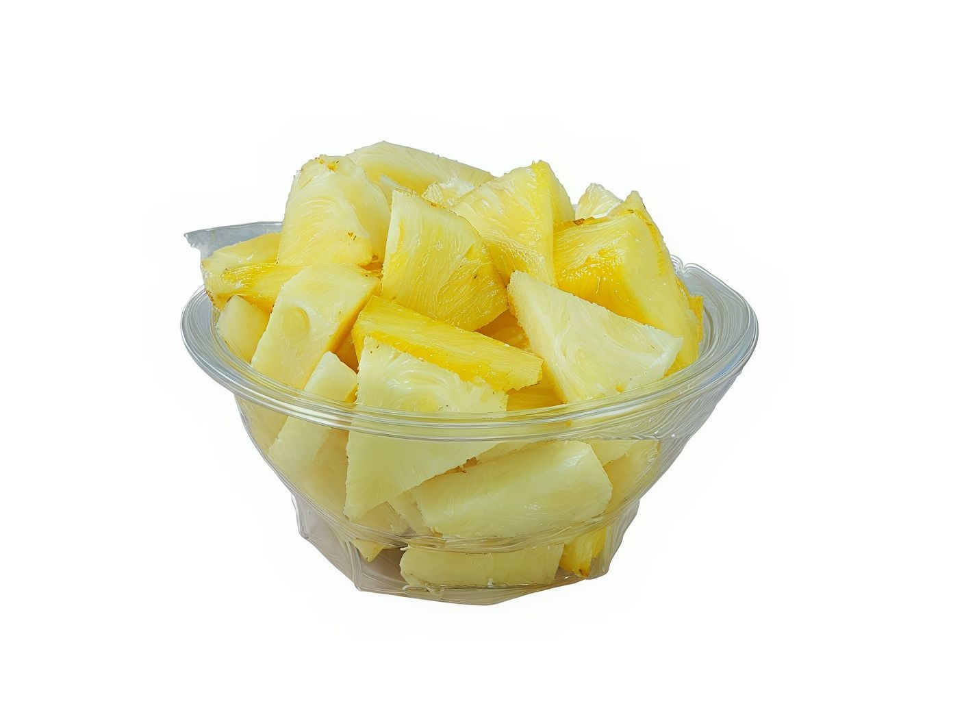 Medium Sized Plate Of Pineapple Slices