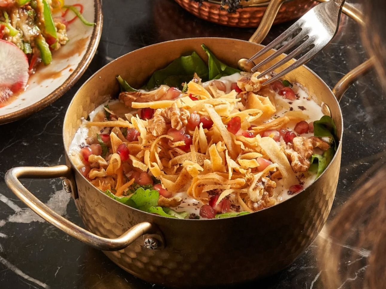 Rocca With Yogurt Salad