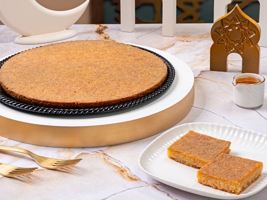 Plain Basbousa Plate Large