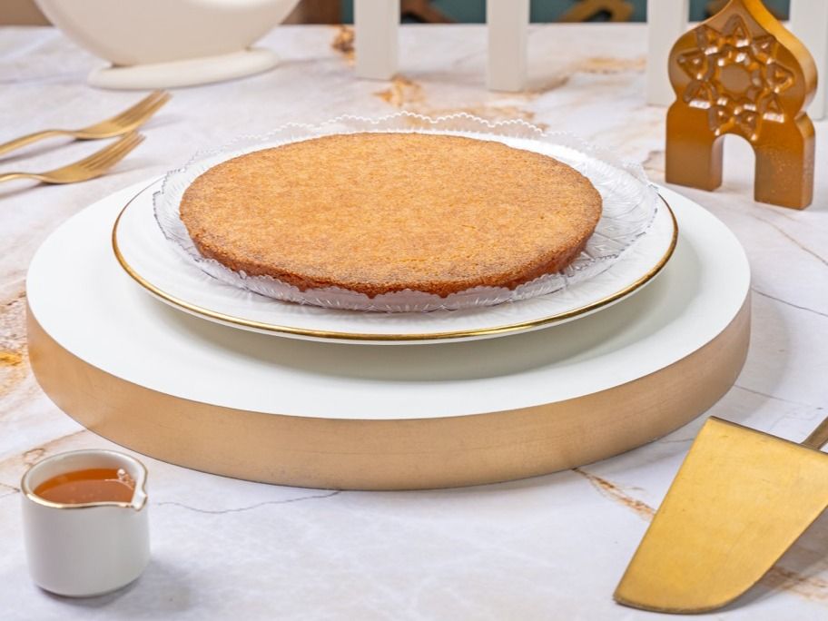 Plain Basbousa Plate Small