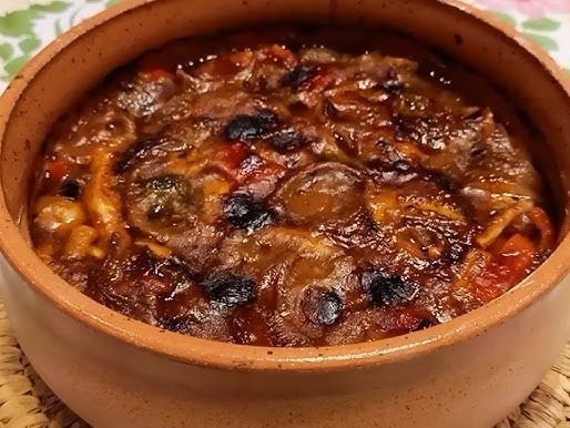 Squid Casserole With Red Sauce