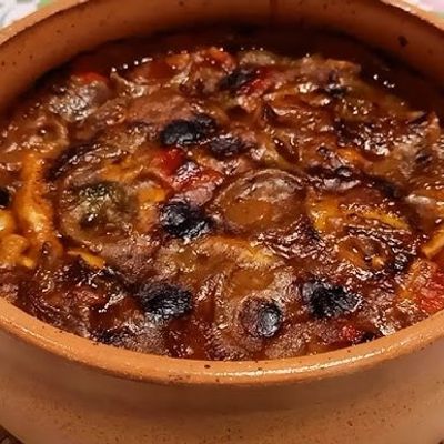 Squid Casserole With Red Sauce