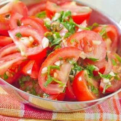 Marinated tomatoes