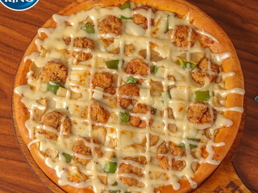 Seafood Ranch Pizza