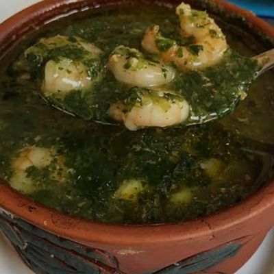 Molokhia With Shrimp