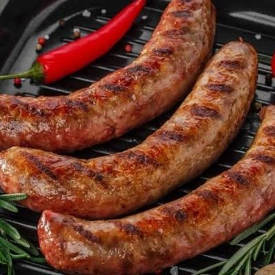 Charcoal Grilled Sausage
