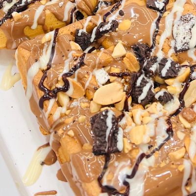 Chocolate Nuts Waffle