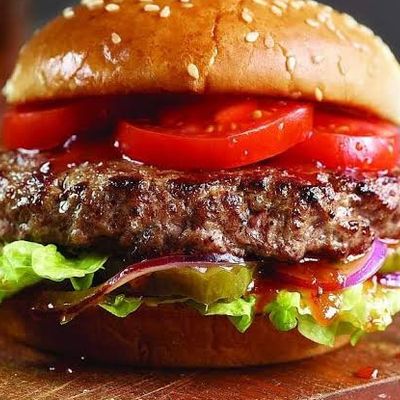 Plain double burger