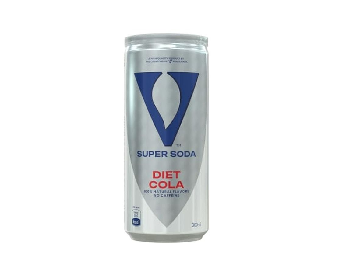 V Super Soda Diet Cola Can 300 Ml