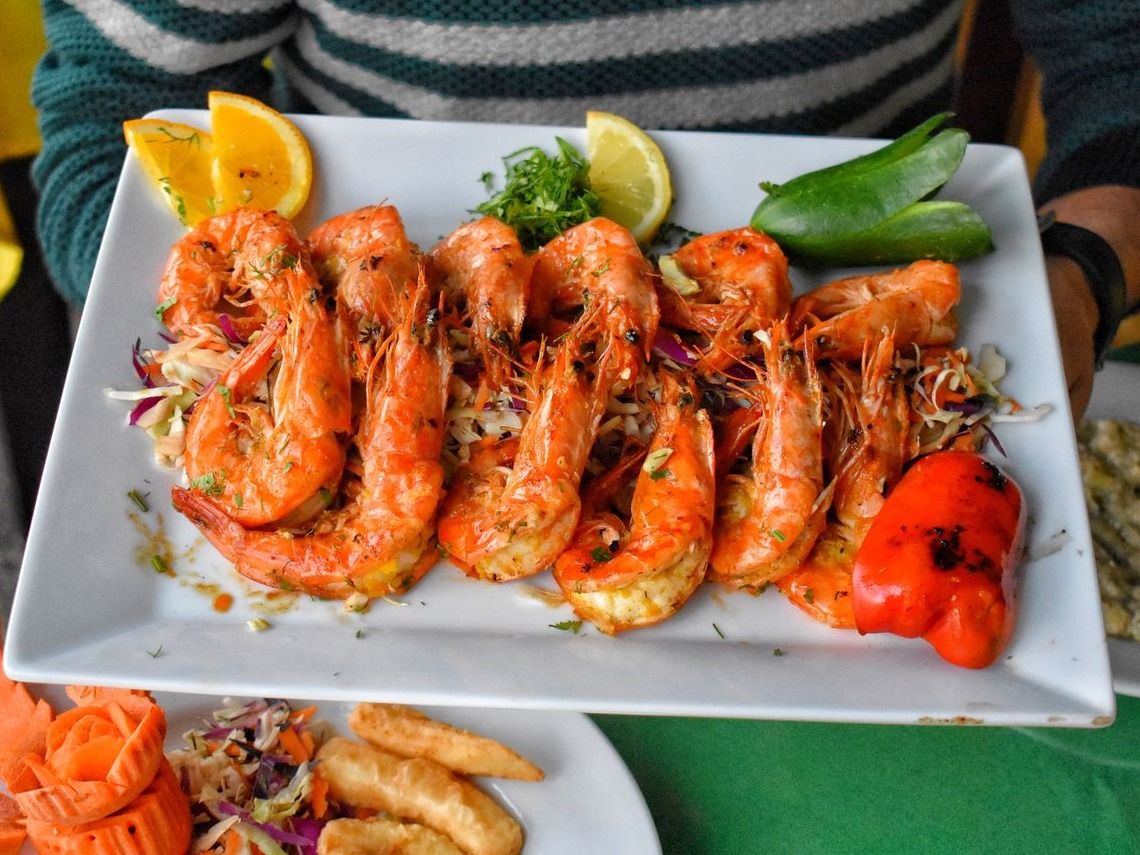 Alexandrian grilled shrimp