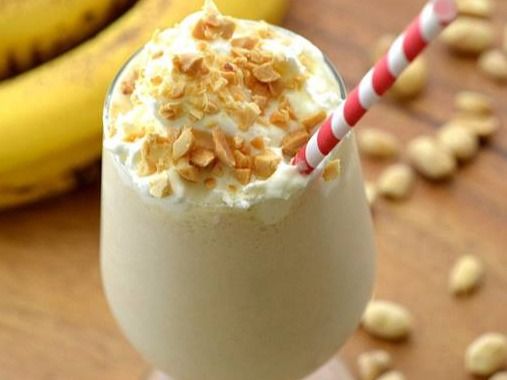 Banana.Milk And Nuts Juice