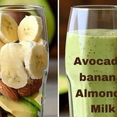 Avocado, Almonds, and Banana