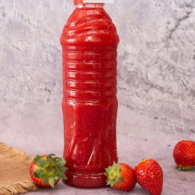 Strawberry Juice Bottle