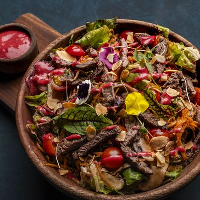 Grilled Beef & Greens