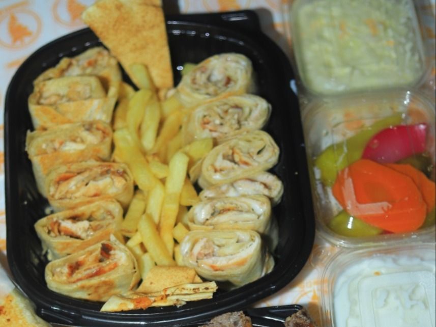Arabic Double Meat Shawarma Meal